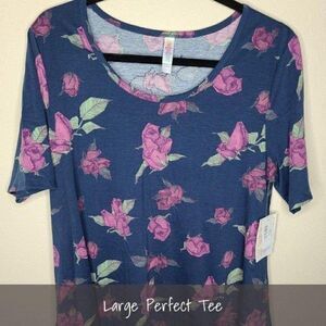 LuLaRoe Perfect T Large Floral NEW